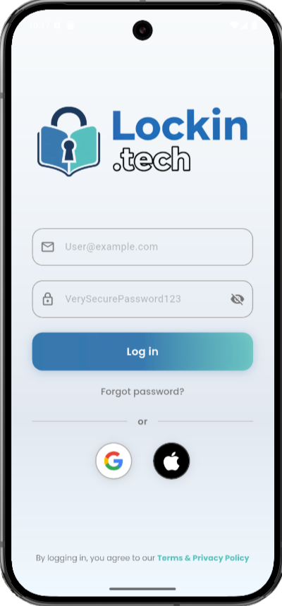 Lockin app preview
